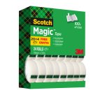 Pack 20 rubans adhésifs Scotch Magic invisible 33 m + 4 offerts