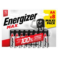 Blister of 8 alcaline batteries Energizer Max LR6 AA