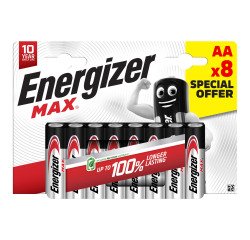 Pilas LR06 AA Energizer Max - Blíster de 8