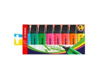 Highlighter Stabilo Boss assorted colours - Pack of 8