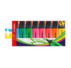Highlighter Stabilo Boss assorted colours - Pack of 8