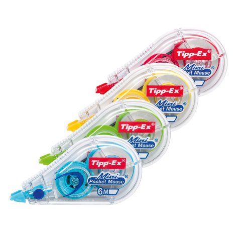 Pack de 15 correctores en seco Mini Pocket Mouse fun' Tipp-Ex + 5 de regalo