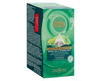 Box of 25 tea bags green tea intense mint 