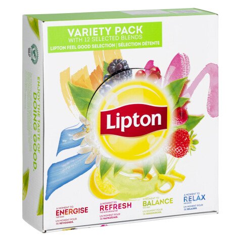 Thés parfumés Lipton - Coffret de 180 sachets fraicheur