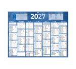 Calendrier semestriel mural 2027 - 32 x 42 cm - 7 mois
