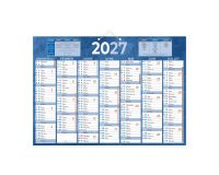 Calendrier semestriel mural 2027 - 38,5 x 54 cm