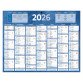 Calendrier semestriel mural année 2026 - 21 x 26,5 cm - 7 mois