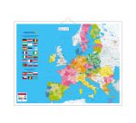 Calendrier Annuel mural 2027 - Verso carte Europe - 55 x 43 cm