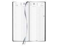 Agenda Brepols Euros/Centimes Banquier 1 Long journalier - Année 2026 - 14,3 x 33 cm