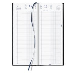 Agenda Brepols Euros/Centimes Banquier 1 Long journalier - Année 2026 - 14,3 x 33 cm