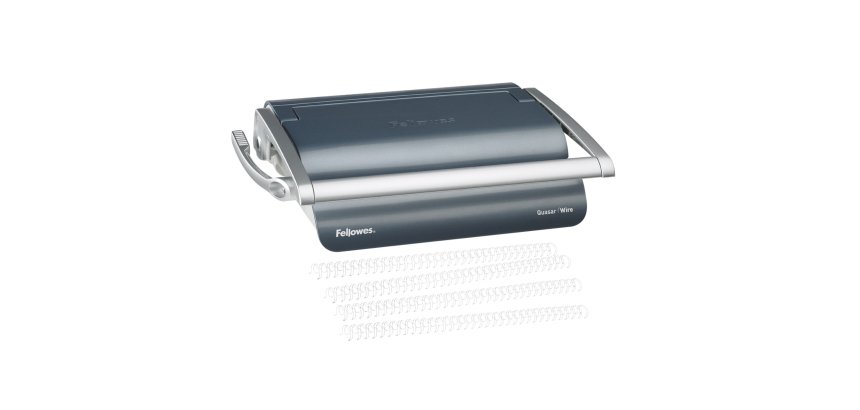 Pack relieuse Quasar Wire manuelle + 100 baguettes métal blanches 8 mm