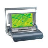 Pack bindmachine Quasar Wire manueel + 100 metalen bindringen wit 8 mm