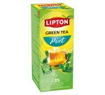 Groene muntthee Lipton - Doos met 25 verpakte zakjes
