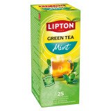 Grüner Tee Minze von Lipton - Box mit 25 Frischebeuteln