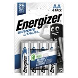 Pila LR06 AA litio Energizer Ultimate - Blister de 4