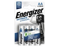 Blister 4 lithium-batterijen LR06