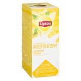 Thé noir citron Lipton - Boîte de 25 sachets fraîcheur