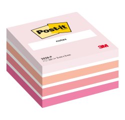 Cubo de notas colores pastel Post-it 76 x 76 mm 450 hojas