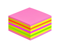 Cubo de notas adhesivas Post-it colores neón 450 hojas