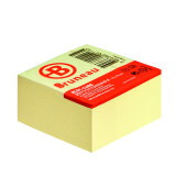 Gb_cube notes 75x75mm jaune bruneau 400f.repositionnable