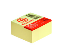 Cubo de notas adhesivas Bruneau amarillo 400 hojas