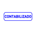 Trodat printy 4911 Sello fórmula comercial "CONTABILIZADO"