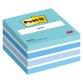 Kubusblok Post-it aquarel 76 x 76 mm - blok van 450 vellen 
