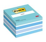 Kubusblok Post-it aquarel 76 x 76 mm - blok van 450 vellen 
