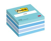 Bloc cube couleurs aquarelle Post-it 76 x 76 mm - bloc de 450 feuilles