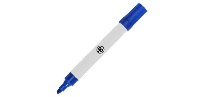 Eraserable marker Bruneau, bullet tip, 2 to 3 mm, plastic body