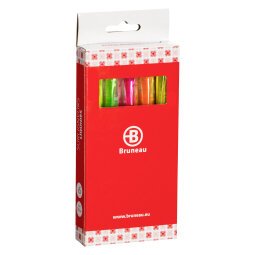Markeerstift Bruneau geassorteerde kleuren - Pak van 5