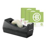 Pack zware plakbandhouder Bruneau + 6 onzichtbare plakbandrollen 19mm x 33m Bruneau
