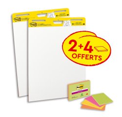 Flip-over Meeting Chart - Koop 2 x blokken voor flip-overs + 4 notitieblokjes
