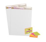 Pack 2 paperboard - chevalets mobiles Meeting Chart + 4 Meeting Notes offertes