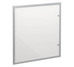 Vitrine d'affichage intérieur extra-plate aluminium - 12 feuilles