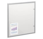 Vitrine d'affichage intérieur extra-plate aluminium - 12 feuilles