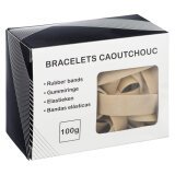 Box of 100 g rubber bands 200 mm