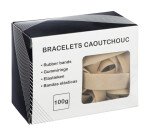 Bracelets caoutchouc longueur 200 mm largeur 16mm - Boîte de 100 g