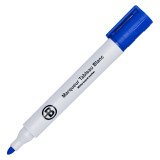 Marqueur effaçable Bruneau pointe ogive 2 à 3 mm bleu corps plastique