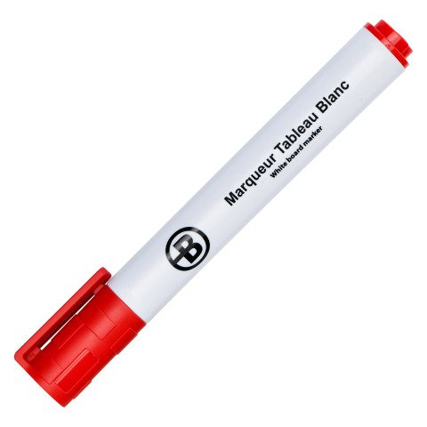 Rotulador de pizarra blanca cuerpo plástico Bruneau- rojo
