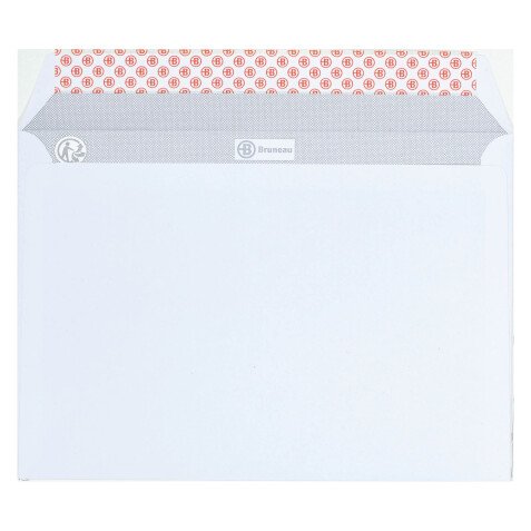 Sobres reciclados 162 x 229 mm sin ventana 80 g Bruneau - Caja de 500