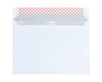 Gerecycleerde enveloppe 162 x 229 mm Bruneau 80 g zonder venster wit - Doos van 500