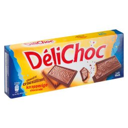 Pack of 150 g biscuits Delichoc Delacre milk chocolate