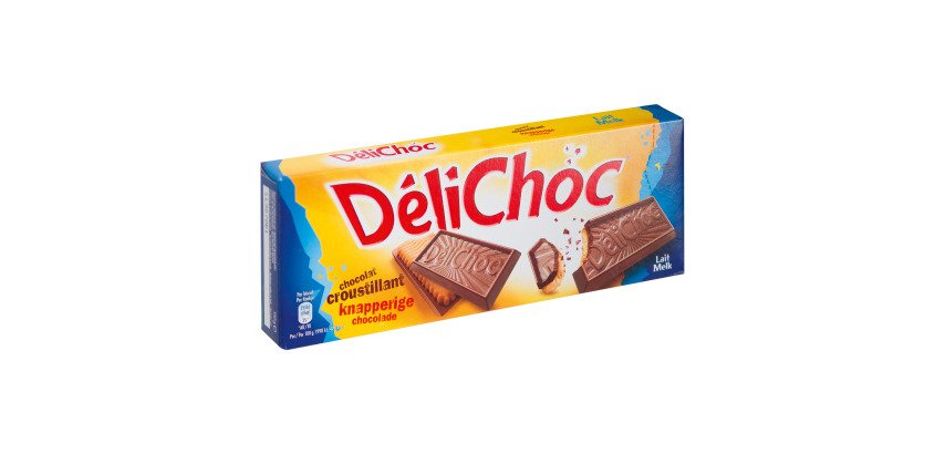 Delichoc Milk Chocolate Crispy Delacre - 150 g Packet