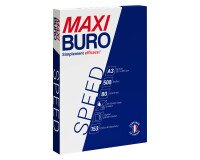 Ramette papier Speed A3 80g - 500 feuilles - Blanc - Maxiburo