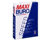 Ramette papier Speed A4 80 g - 500 feuilles - Blanc - Maxiburo