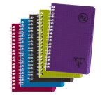 Répertoire alphabétique spirale Clairefontaine Linicolor format 11 x 17 cm 100 pages