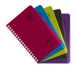 Répertoire alphabétique spirale Clairefontaine Linicolor format 11 x 17 cm 100 pages