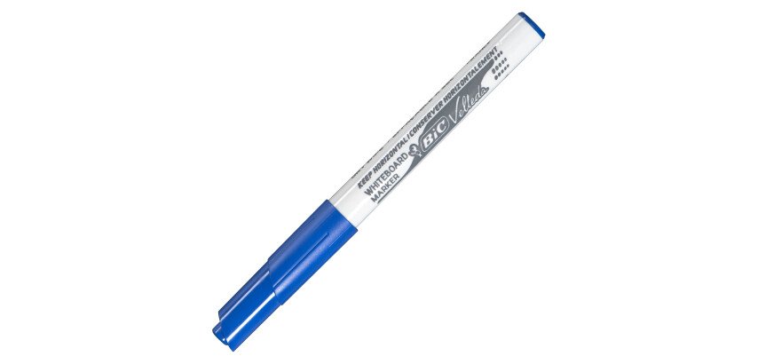 Marqueur effaçable Bic Velleda 1741 pointe ogive 2 mm - pochette de 8