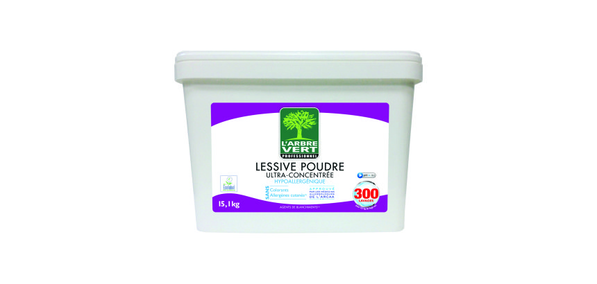 Seau lessive Arbre Vert - poudre 15 kg